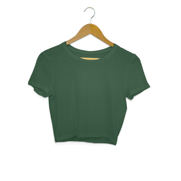 Olive Green crop top