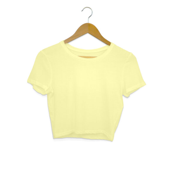 Butter Yellow crop top