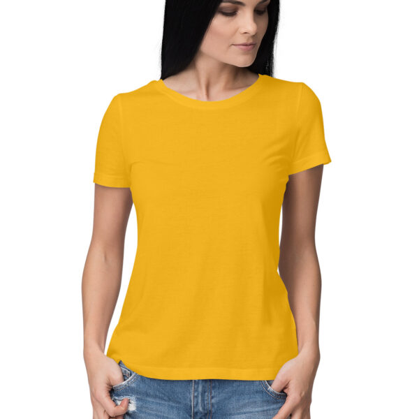 Women's T-shirt Plain Classic Premium Color Batch -1 - Image 3
