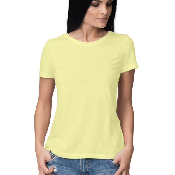 Women's T-shirt Plain Classic Premium Color Batch -1 - Image 7