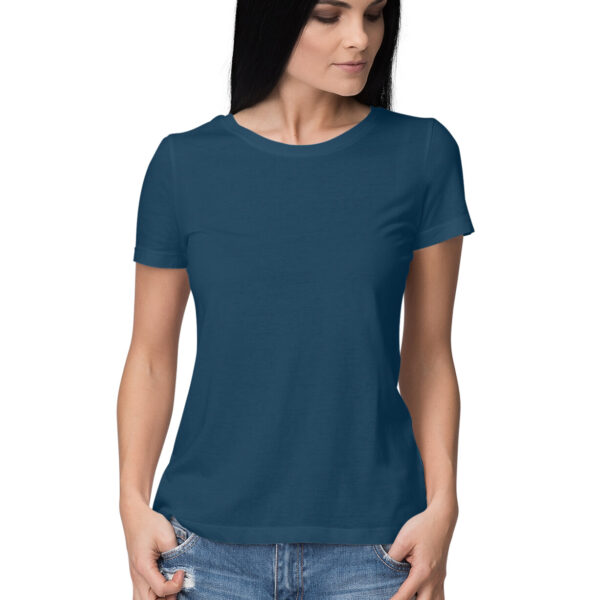 Women's T-shirt Classic Plain Color Batch- 2 - Image 2