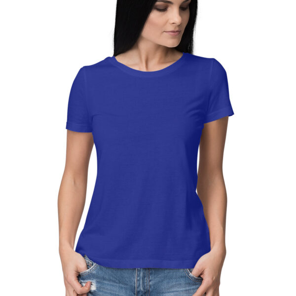 Women's T-shirt Classic Plain Color Batch- 2 - Image 6