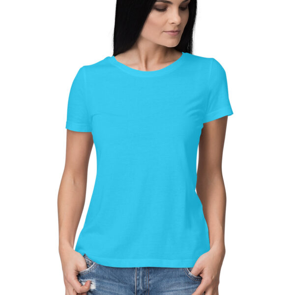Women's T-shirt Classic Plain Color Batch- 2 - Image 7
