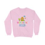 Wonderful Life Sweatshirt for Girl Woman in 12 Colors all size - Image 5