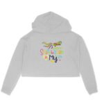 Sketaboard in my life Crop Hoodie for girl woman - Image 3