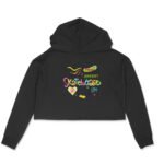 Sketaboard in my life Crop Hoodie for girl woman - Image 4