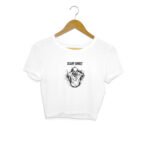Scary Ghost Girl Women's Crop Top T-shirt