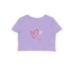 Three Hearts Girl's Women's Crop Top - Image 3