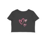 Three Hearts Girl's Women's Crop Top - Image 5