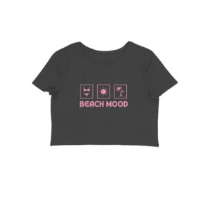 Beach Mood Girl's Crop Top