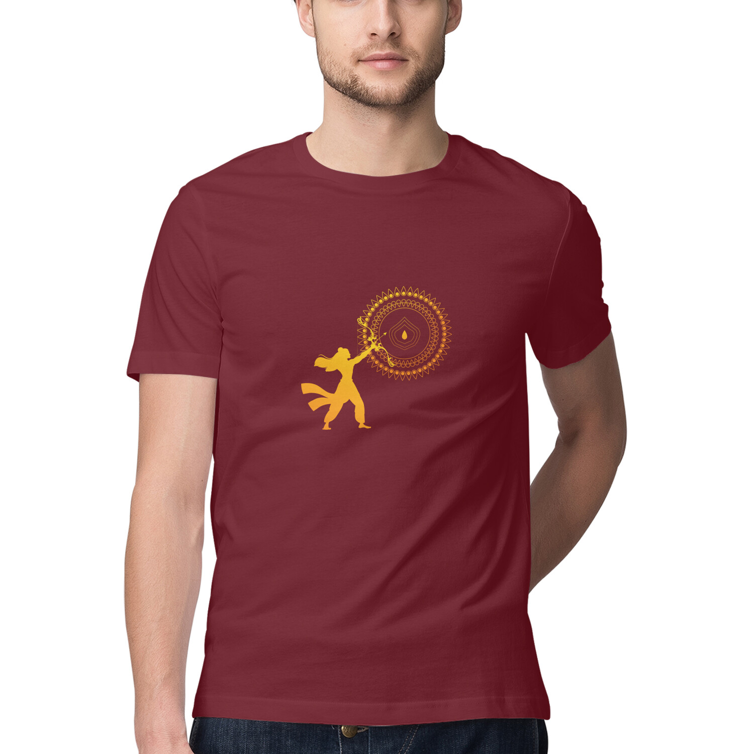 Sri Ram themed Men's T-shirt in 5 Colors all size - Image 5