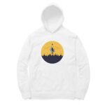 Shi Ram with bow and arrow unisex hoodies white and grey all size
