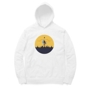 Shi Ram with bow and arrow unisex hoodies white and grey all size