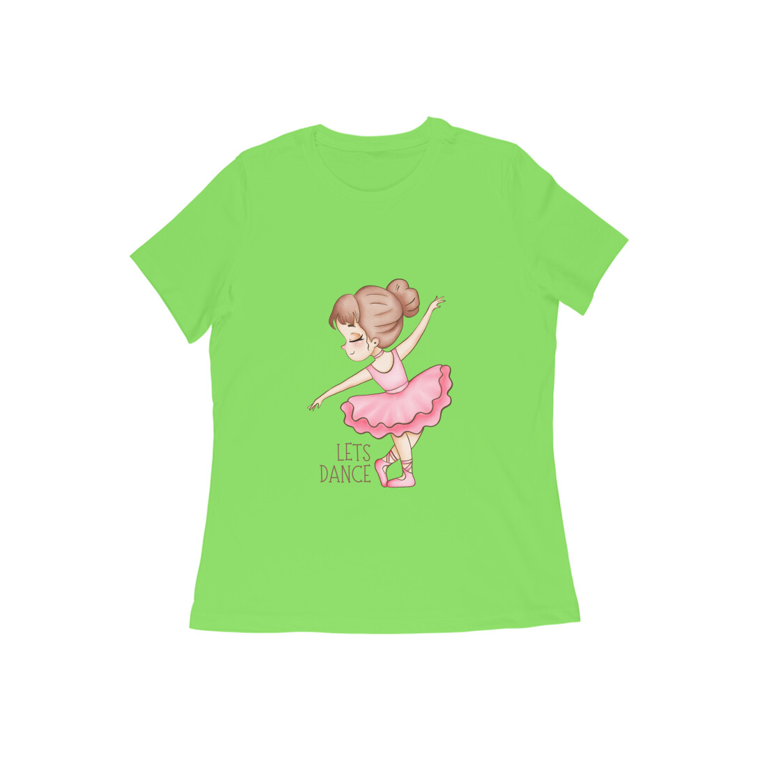 Let's dance girls Women;s T-shirt in 5 color all size - Image 3