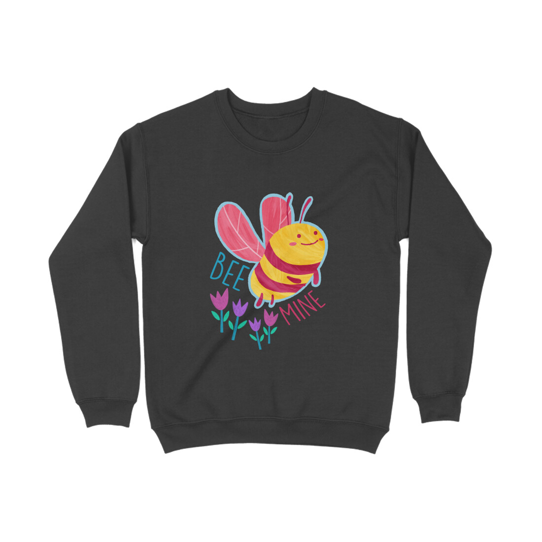 Be mine unisex sweatshirt in 12 color XS to 2XL - Image 3
