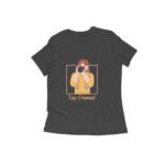 Say Cheese Girl's Women's Half Sleeve Round Neck T-Shirt