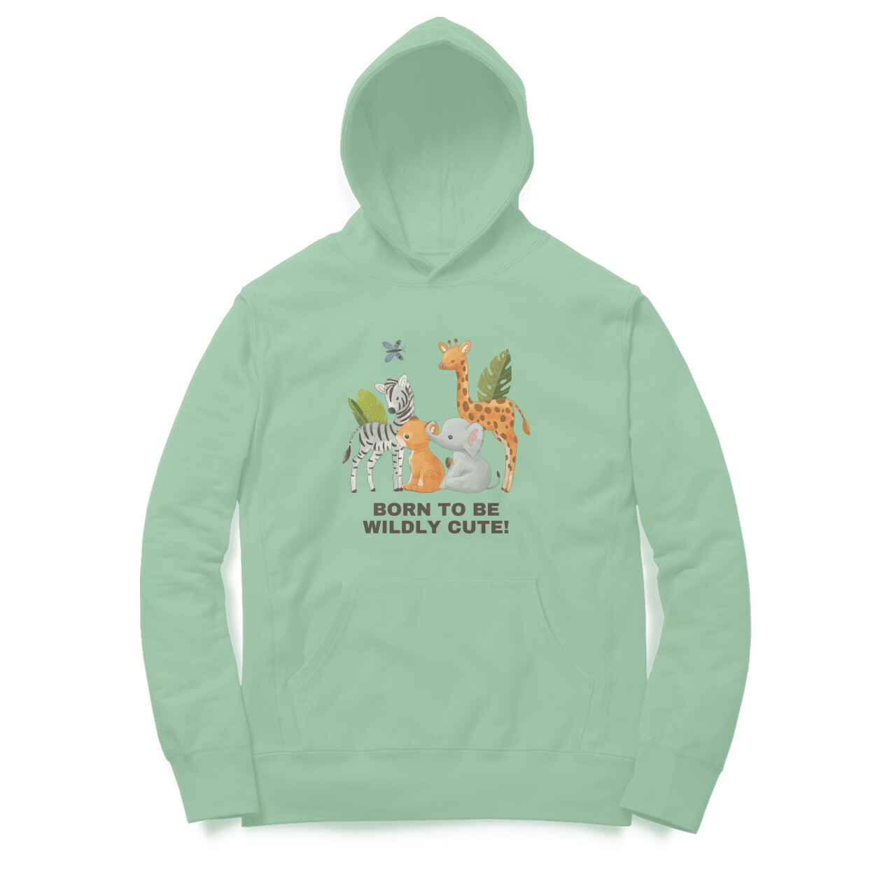 Born to be wildly cute unisex hoodies - Image 2
