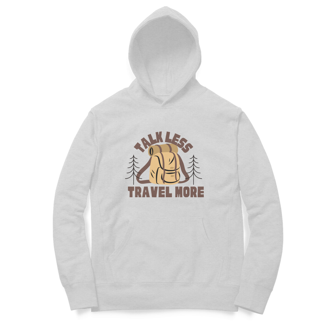 Talk less travel more unisex hoodies - Image 2