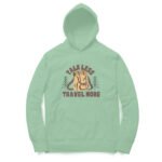 Talk less travel more unisex hoodies - Image 3