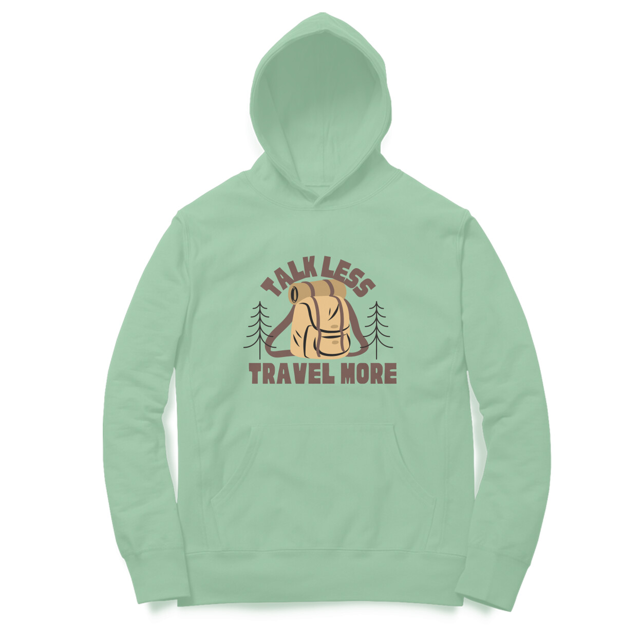 Talk less travel more unisex hoodies - Image 3