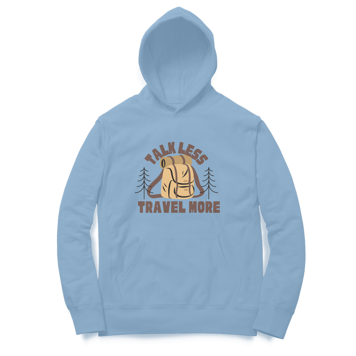 Talk less travel more unisex hoodies - Image 4
