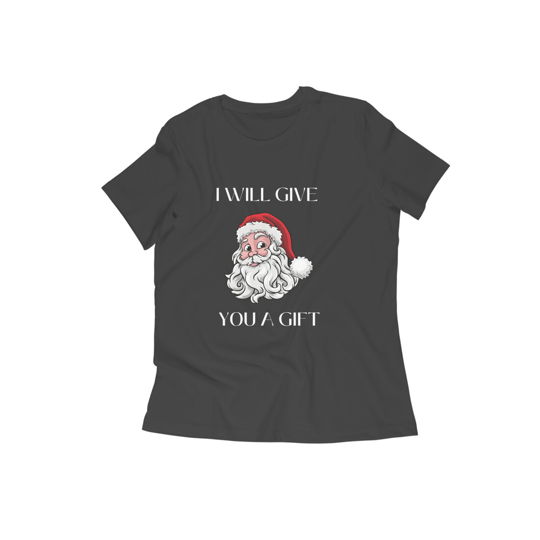 I will give you a gift Christmas Girl's Women's T-shirt - Image 2