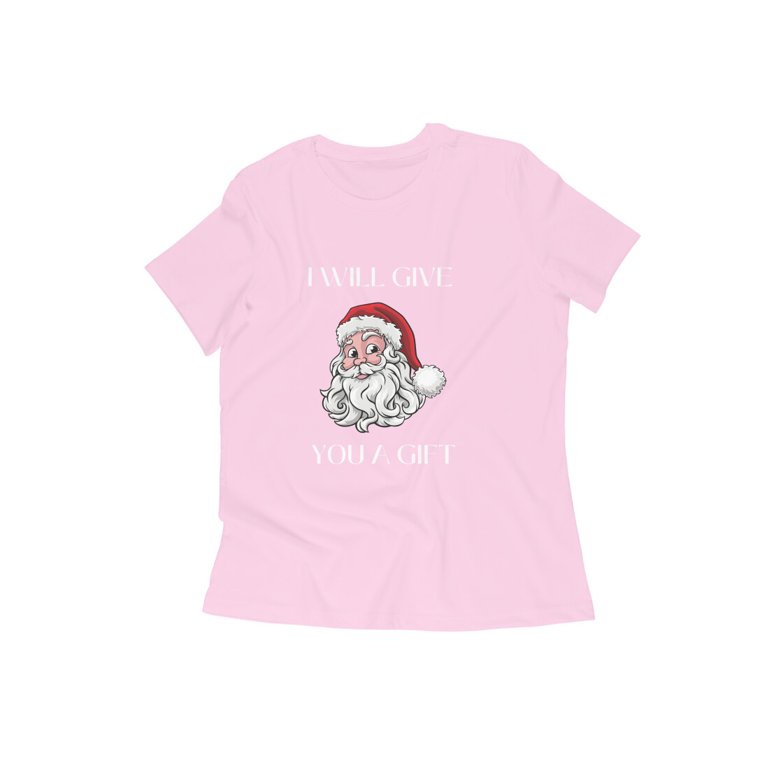 I will give you a gift Christmas Girl's Women's T-shirt - Image 3
