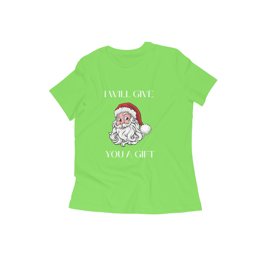 I will give you a gift Christmas Girl's Women's T-shirt - Image 5