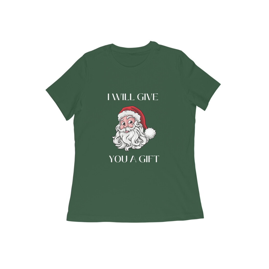 I will give you a gift Christmas Girl's Women's T-shirt - Image 9