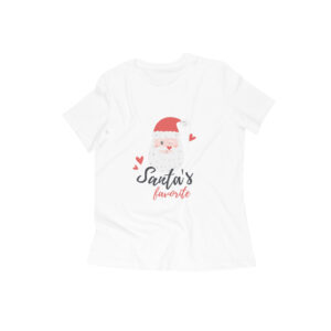 Santa's Favorite Girl's Women's T-shirt