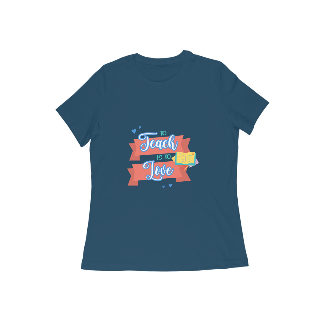 To teach is to love girl's women's T-shirt - Image 2