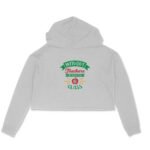 Teacher without life girl's women's crop hoodies - Image 3