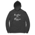 Teacher hun Bhagwan nahi dark colored unisex hoodies