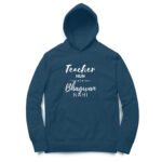 Teacher hun Bhagwan nahi dark colored unisex hoodies - Image 2