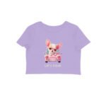 Let's travel girl's crop T-shirt - Image 3