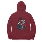 Men’s Women’s Hoodie Back Print UK Special – Yes, This is the queue - Image 4