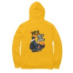 Men’s Women’s Hoodie Back Print UK Special – Yes, This is the queue - Image 2