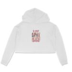 K-pop lovers girl's crop hoodies in 5 colors - Image 4