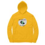 Introvert men's women's unisex hoodies yellow/mint green/white