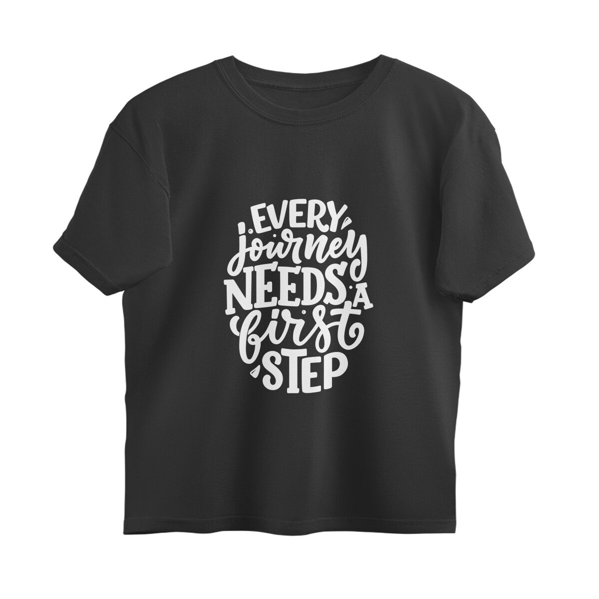 Oversized men's T-Shirt - every journey needs first step
