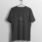 Pisces zodiac sign men’s round neck T-shirt Black
