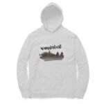Wanderlust grey men's women's unisex hoodies