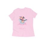 Virgo zodiac sign women’s round neck T-shirt Pink