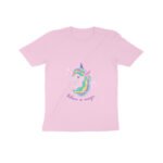 Kids Half Sleeve Round Neck Unicorn Unisex T-Shirt