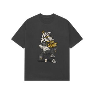 Premium Oversized T-Shirts Mood – Not Rude, Just Quite