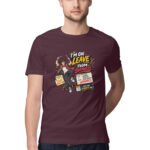 Men's T-Shirt Garba I am on leave - Color Batch 1 - Image 6