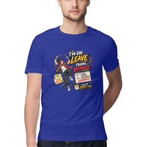 Men's T-Shirt Garba I am on leave Color Batch 2