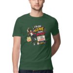 Men's T-Shirt Garba I am on leave Color Batch 2 - Image 6