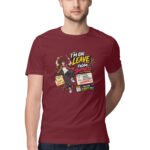 Men's T-Shirt Garba I am on leave Color Batch 2 - Image 8