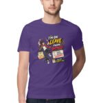Men's T-Shirt Garba I am on leave Color Batch 2 - Image 12